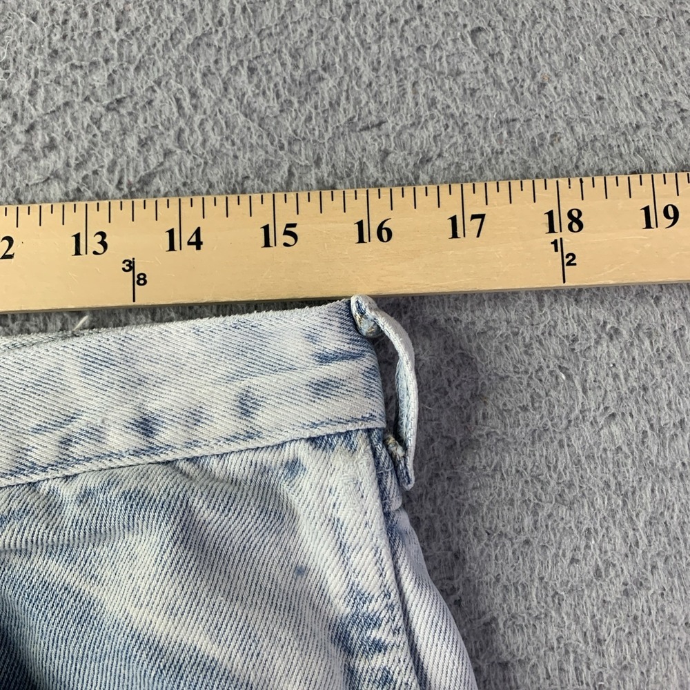 Vintage 1980s Wrangler Acid Wash Jeans Size 34x32 (32x29) Made In USA - Picture 11 of 16